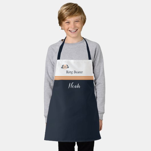 zwarte parelaar Watusi tacao bruiloft Apron Schort (Gedragen)