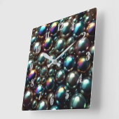 Zwarte Parels Vierkante Klok (Hoek)