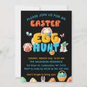 Zwarte Pasen Eierjacht  Kaart (Voorkant)