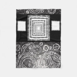 zwarte pasleylade op maat gesneden deken