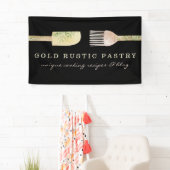 Zwarte pasta eucalyptus blad lepel spatel spandoek (Insitu)