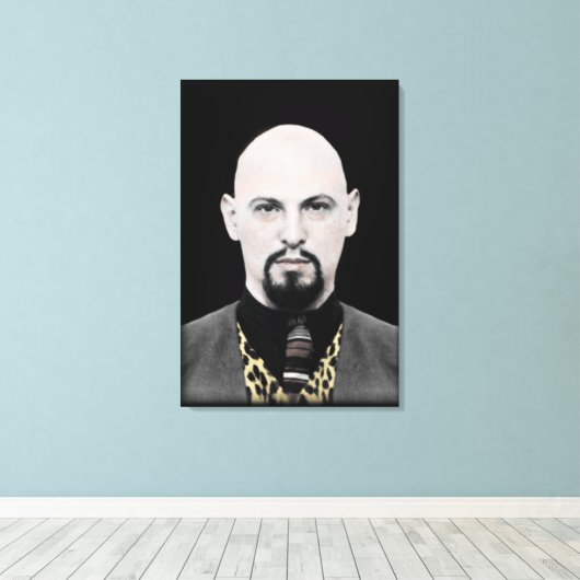 Zwarte Paus op doek Canvas Afdruk (Insitu (Houten vloer))