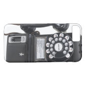  zwarte Pay Phone Case-Mate iPhone Case (Achterkant (Horizontaal))