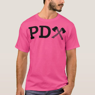 Zwarte PDAxe-Logo T-shirt