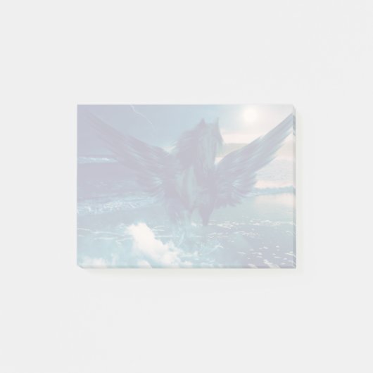 Zwarte Pegasus afkomstig uit de Zee Post-it® Notes (Voorkant)