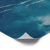 Zwarte Pegasus afkomstig uit de Zee Poster (Hoek)