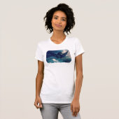 Zwarte Pegasus afkomstig uit de Zee T-shirt (Voorkant volledig)