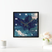 Zwarte Pegasus afkomstig uit de Zee Vierkante Klok (Huis)