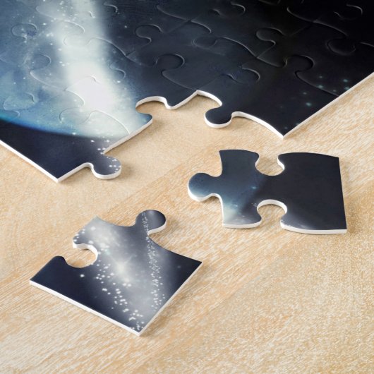 zwarte Pegasus Puzzel (Zijkant)