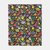 😍 zwarte pekel fleece deken (Voorkant)