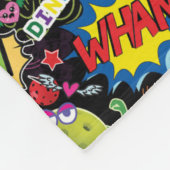 😍 zwarte pekel fleece deken (Hoek)