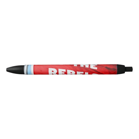 Zwarte pen met Rebels-thema (Voorkant)