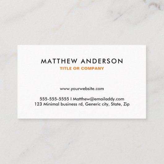 Zwarte penseelschilderverf, schilder en schilder visitekaartje (Achterkant)