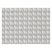 Zwarte penseelstreken en Stippen patroon Tafelkleed (Voorkant (Horizontaal))