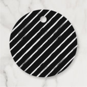 Zwarte Penseelwedstrijd voor penseel Bedankjes Labels (Achterkant)