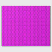 Zwarte Pentagram op Roze Cadeaupapier (Vlak)