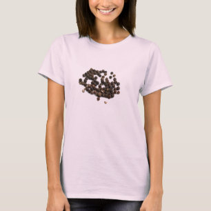Zwarte pepperkorns t-shirt