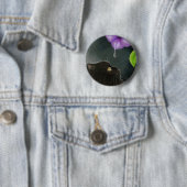 Zwarte Perzische kat 514 Ronde Button 5,7 Cm (In situ)