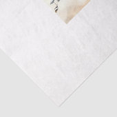 Zwarte Perzische Kat Mode Verklaring Decoupage Tissuepapier (Detail)