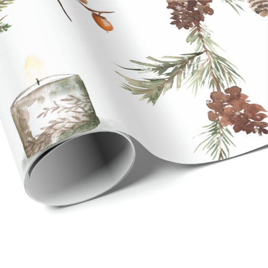 Zwarte Pet Chickadee Birds Kerstparty Cadeaupapier (Rol Hoek)