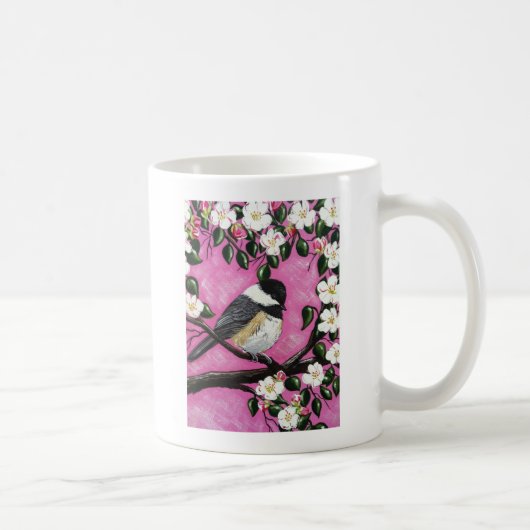 Zwarte pet Chickadee Koffiemok (Rechts)