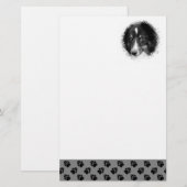 Zwarte Pet-fotosjablonen op aangepaste foto's op g Briefpapier (Voorkant / Achterkant)