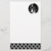 Zwarte Pet-fotosjablonen op aangepaste foto's op g Briefpapier (Voorkant)