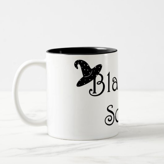 Zwarte Pet Society Mok (Links)