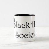 Zwarte Pet Society Mok (Center)