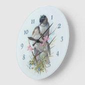 Zwarte Pet Warbler Birds Grote Klok (Hoek)