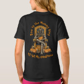 🖤 Zwarte Pharao Mummie Halloween T-shirt 👻🎃 (Achterkant)