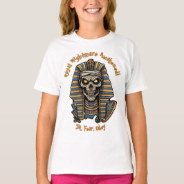 🖤 Zwarte Pharao Mummie Halloween T-shirt 👻🎃