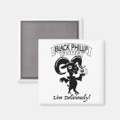 Zwarte Phillip Butter geitenmagneet Magneet (Voorkant / Achterkant)