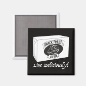 Zwarte Phillip Butter magneet (Voorkant / Achterkant)