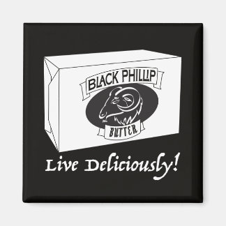 Zwarte Phillip Butter magneet