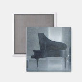 Zwarte piano 2004 magneet (Voorkant / Achterkant)
