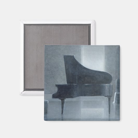 Zwarte piano 2004 magneet (Voorkant / Achterkant)