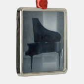 Zwarte piano 2004 metalen ornament (Rechts)