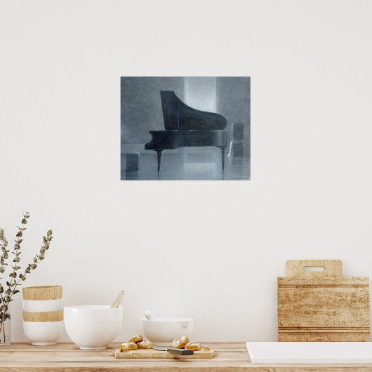 Zwarte piano 2004 poster (Keuken)
