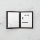 Zwarte Piano Overweging Uitnodiging (Binnen)