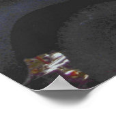 zwarte pick-uptruck poster (Hoek)