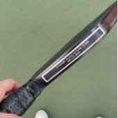 Zwarte Pickleball Paddle Edge-tape - Aangepaste na Sticker