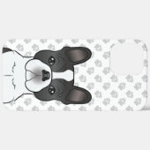 Zwarte Piebald Franse Bulldog / Franse Bulldog Hon Case-Mate iPhone Case (Achterkant / Rechts)