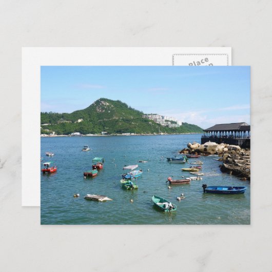 zwarte pier briefkaart (Voorkant / Achterkant)