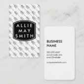 Zwarte pijlen visitekaartje (Voorkant / Achterkant)