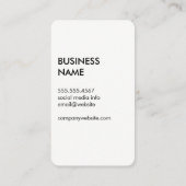 Zwarte pijlen visitekaartje (Achterkant)