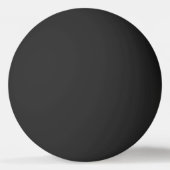 Zwarte Ping Pong Bal met Groene Alien Kop Pingpongbal (Achterkant)