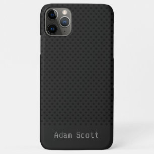 Zwarte Pinhole Koolstofvezel Grafietpolymeer Case-Mate iPhone Case