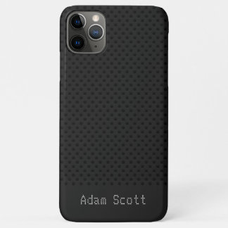 Zwarte Pinhole Koolstofvezel Grafietpolymeer Case-Mate iPhone Case