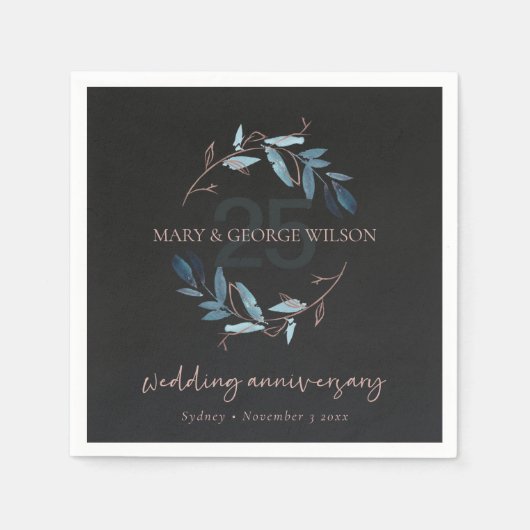 ZWARTE PINKFOLIAGE OM HET EVEN WELK JAAR 25 JUBILE SERVET (Voorkant)